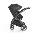 Combi Stroller ADRIA with footcover BLACK